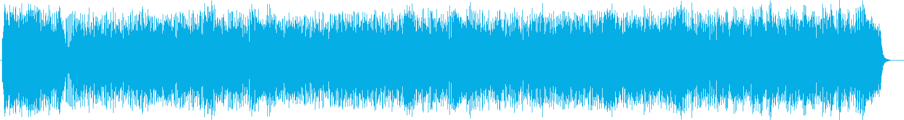 ベースがかっこいい都会的で疾走感のある曲の再生済みの波形