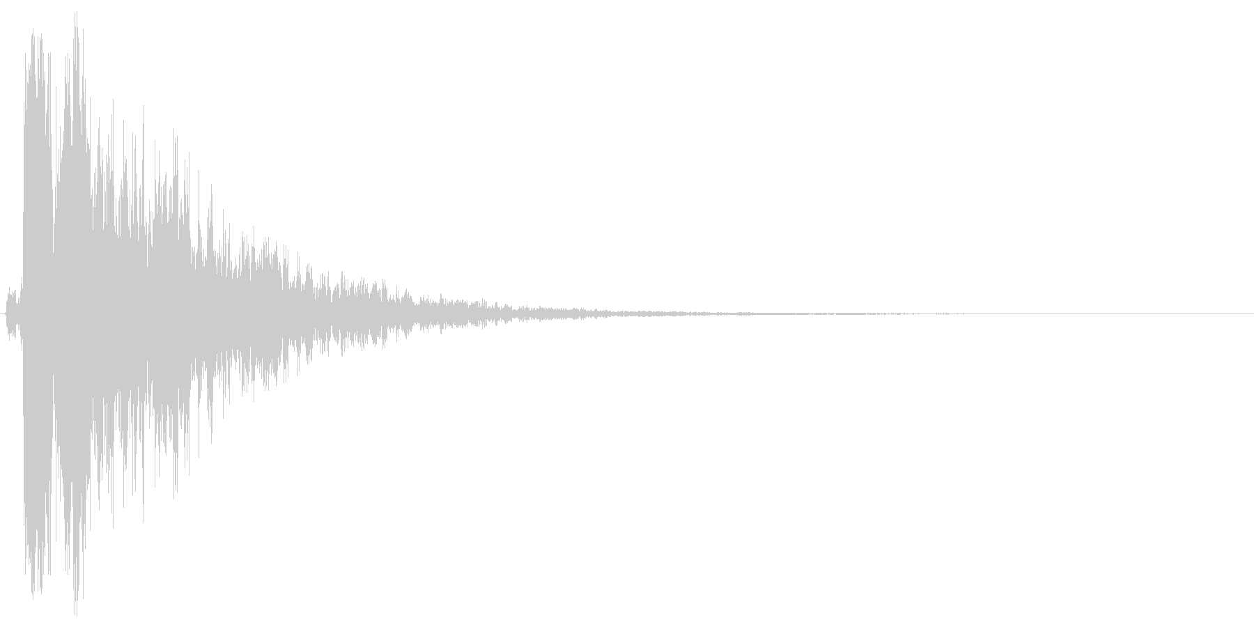 シャーン。きらめく・テロップ音(鈴・低)の未再生の波形