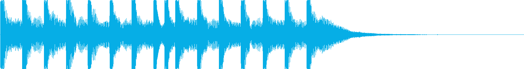 特徴的でキュートな音、ゲームのクリア音等の再生済みの波形