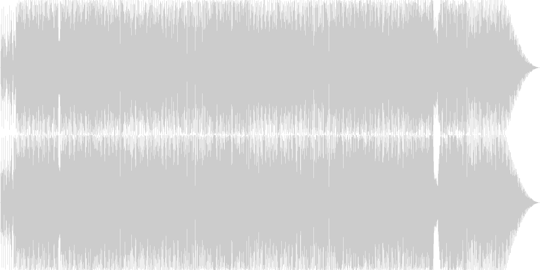 おしゃれでエキサイティングなファンクの未再生の波形
