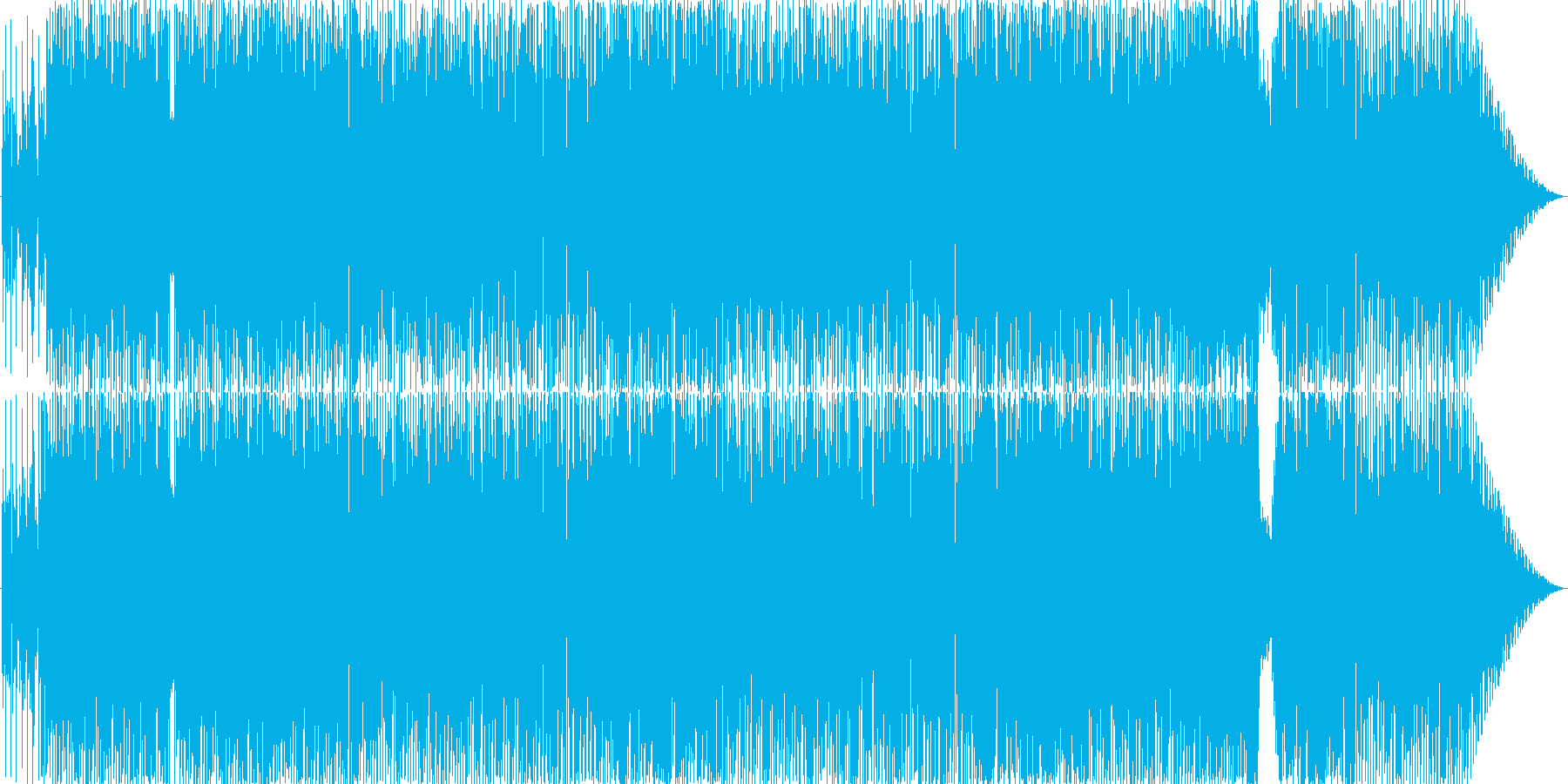 おしゃれでエキサイティングなファンクの再生済みの波形