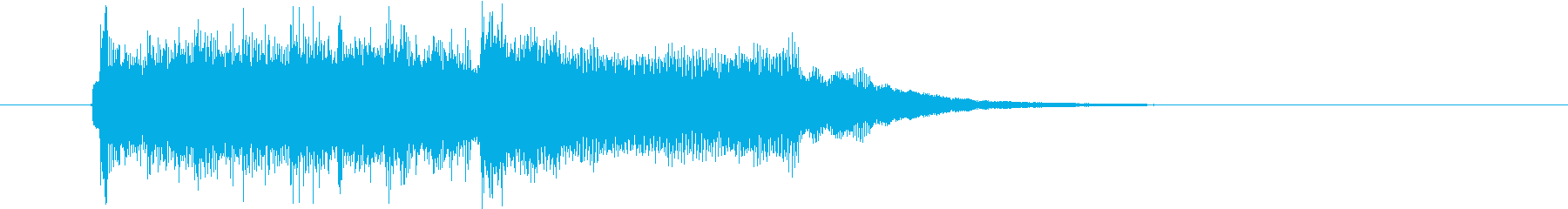 ポップスによるジングル曲、サウンドロゴの再生済みの波形