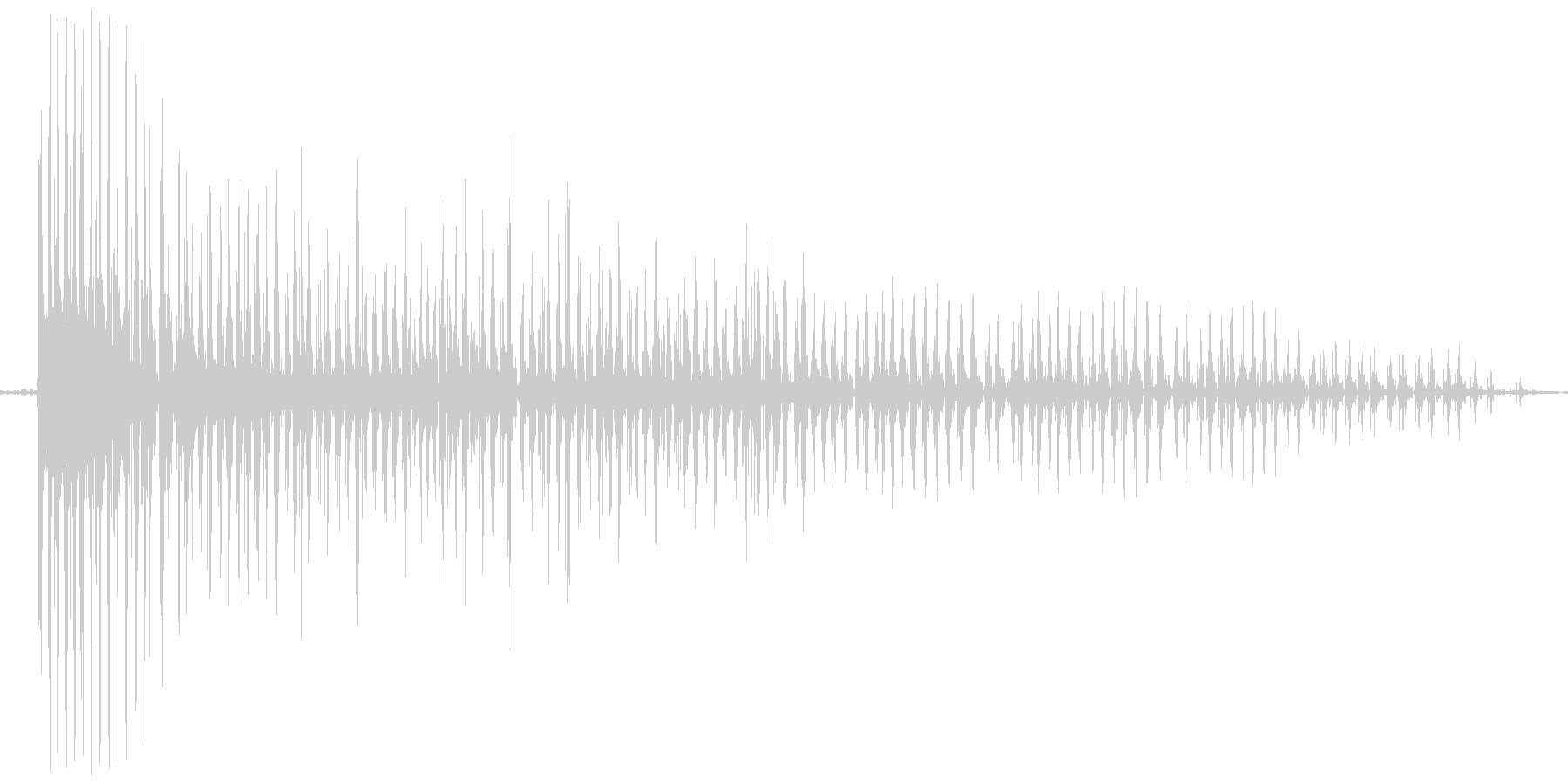 ブ~ゥゥゥゥ。おならの音(低め・長め)の未再生の波形