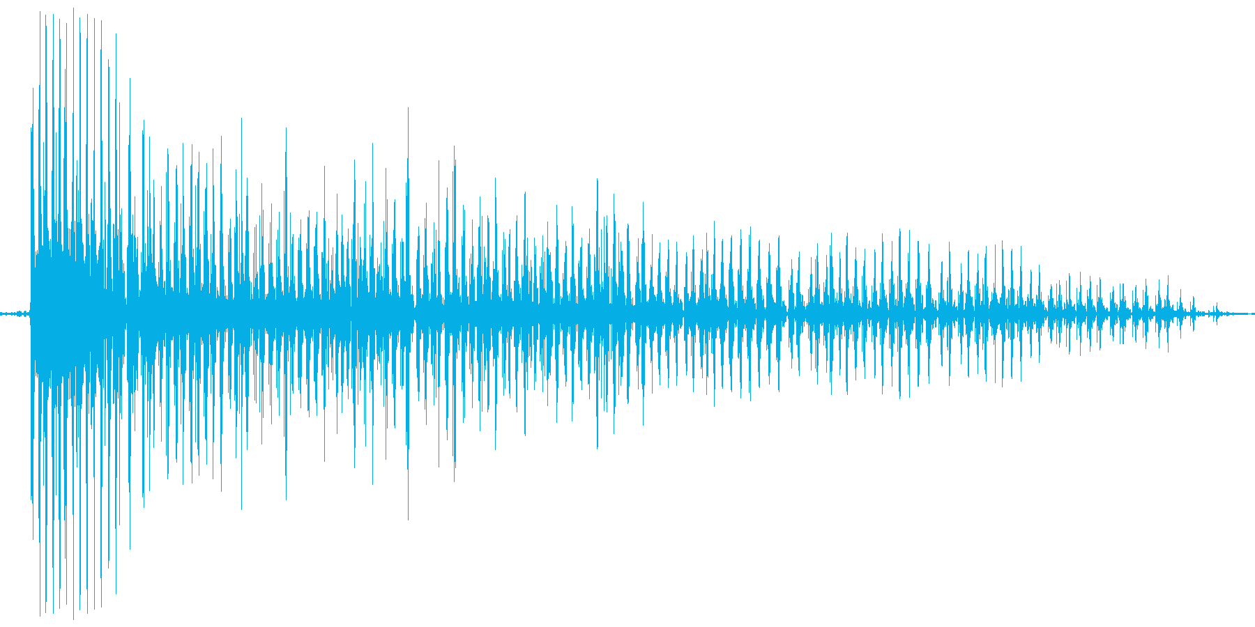 ブ~ゥゥゥゥ。おならの音(低め・長め)の再生済みの波形