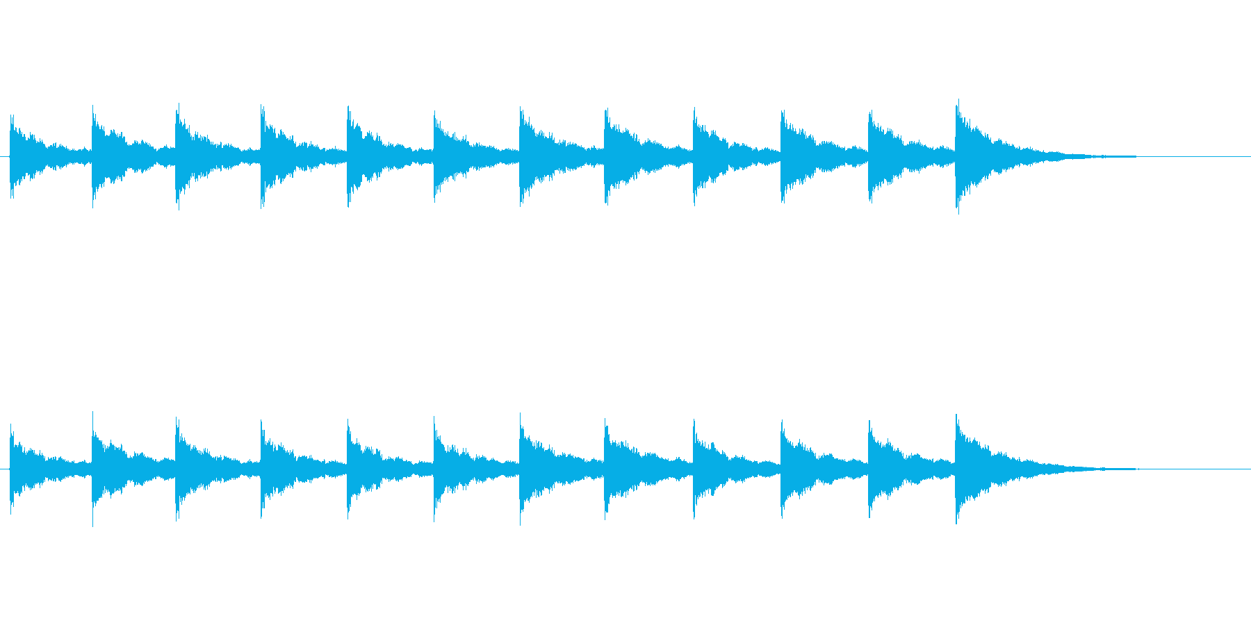 鐘の音 (12時)の再生済みの波形