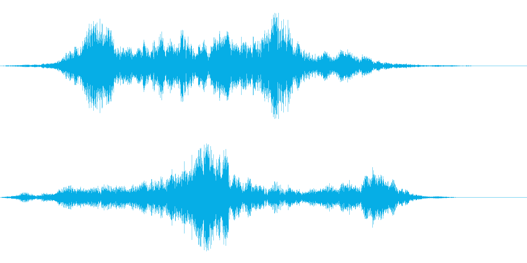 ミョーン(不思議な印象の音)の再生済みの波形