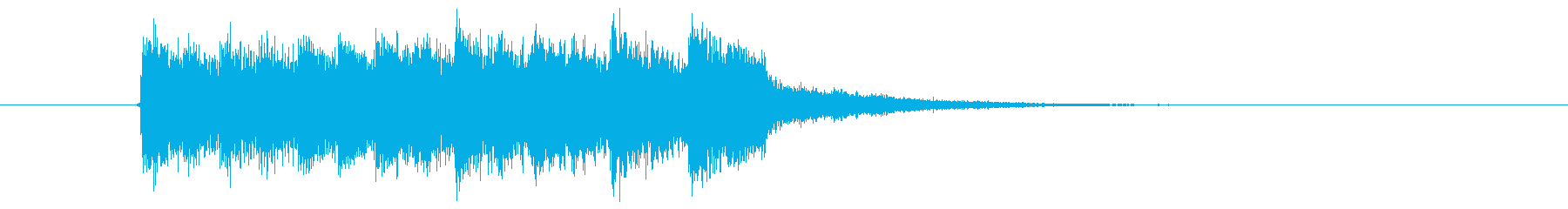 シリアスなシンセサイザー音(ミステリー)の再生済みの波形