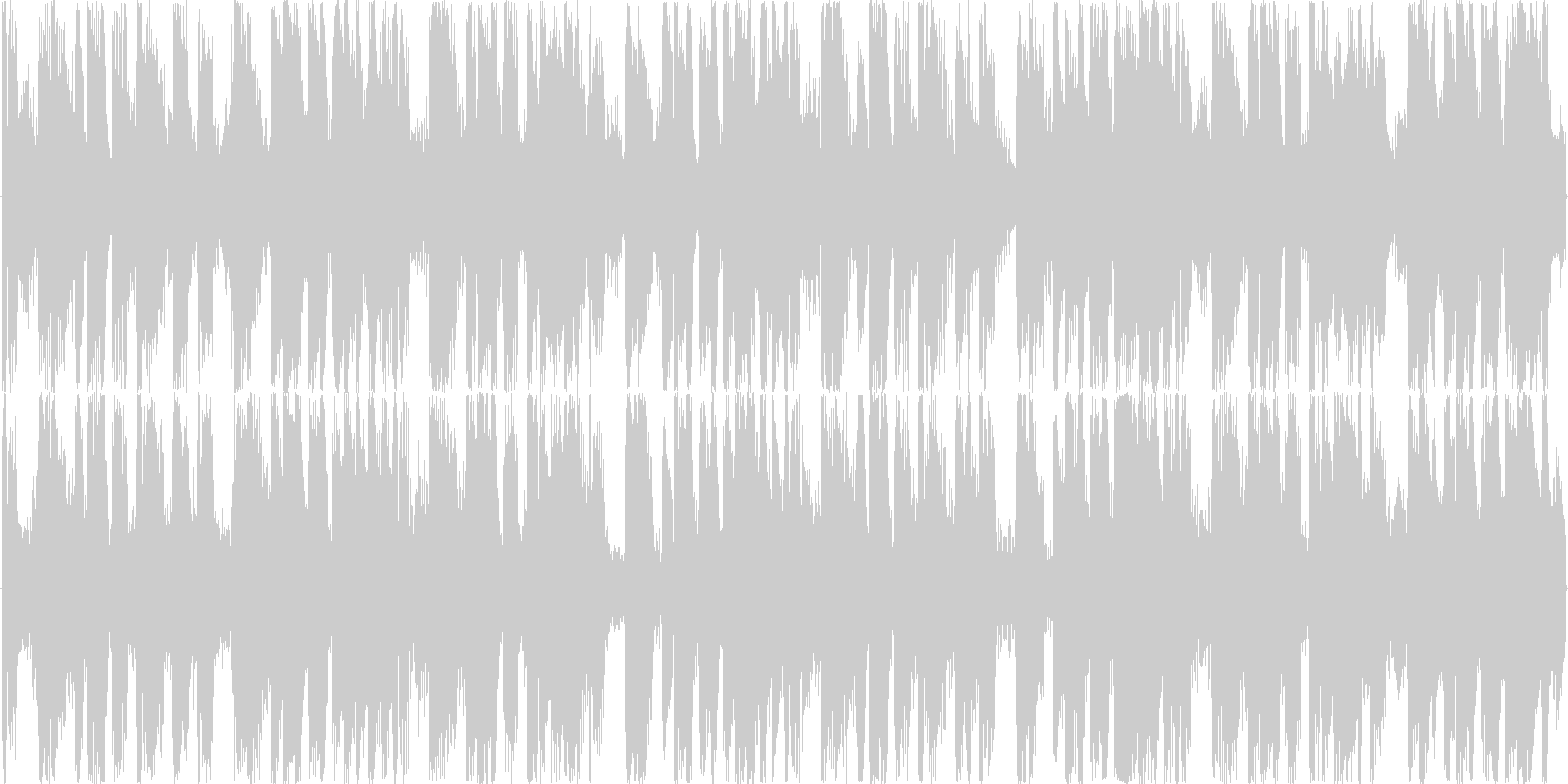 明るめで少し大人っぽい雰囲気の楽曲です。の未再生の波形
