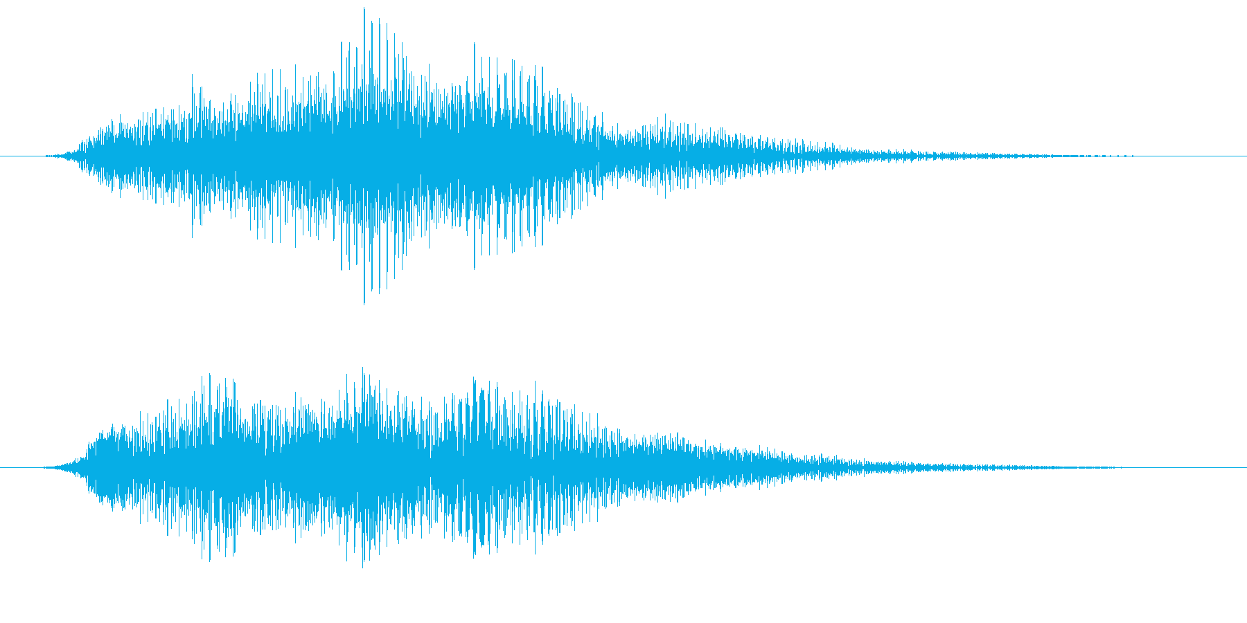 音響処理を意識した短い効果音です。の再生済みの波形
