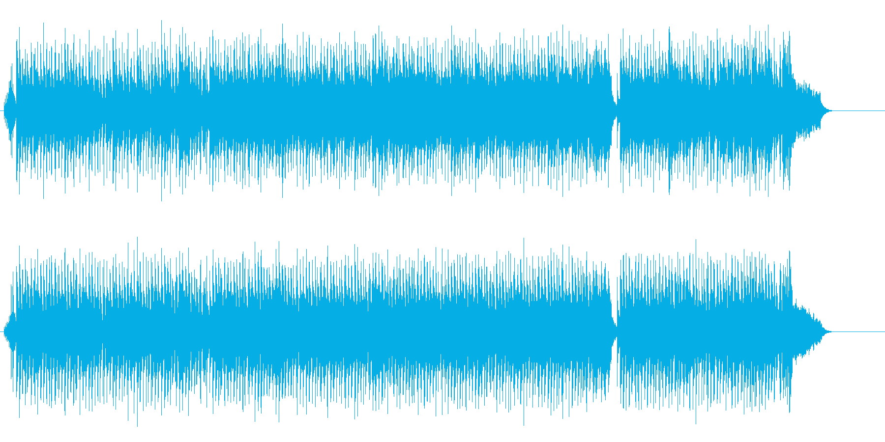 親しみやすさ漂うのびのびヒューマンの再生済みの波形