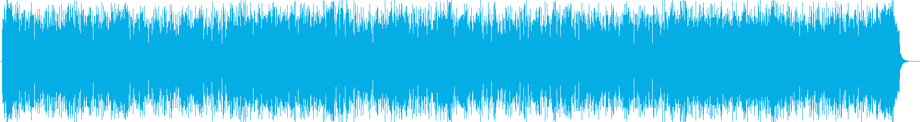 疾走感と躍動感のあるシンセのパワーある曲の再生済みの波形