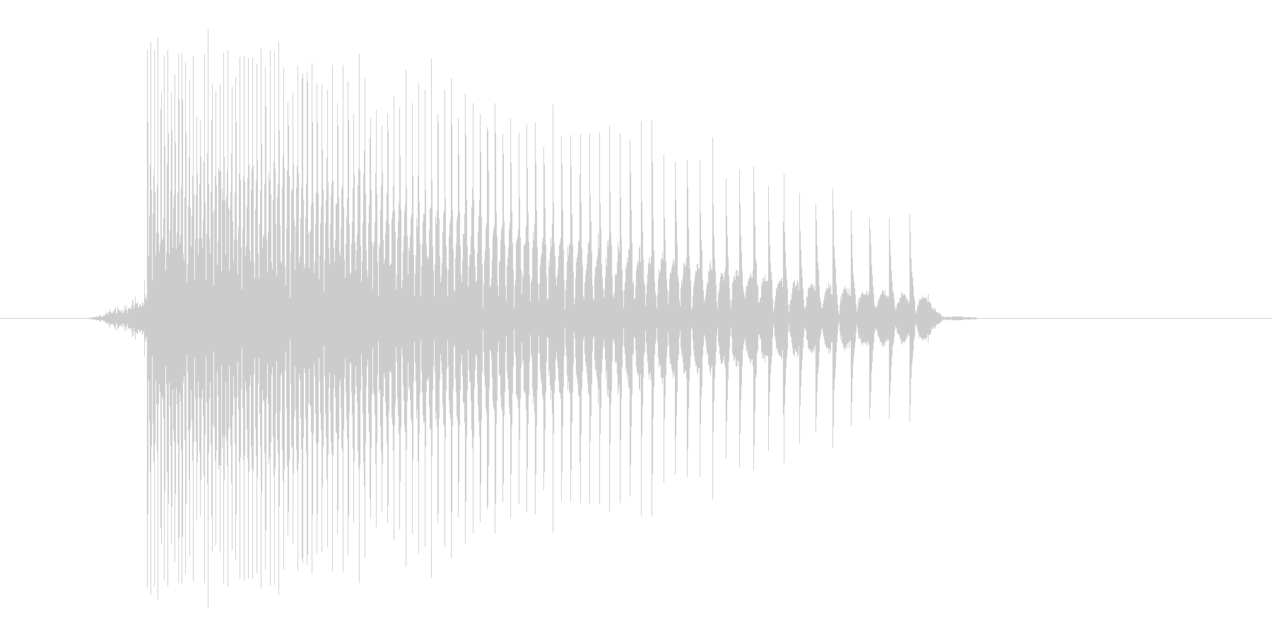 ゲーム(ファミコン風)レーザー音_024の未再生の波形