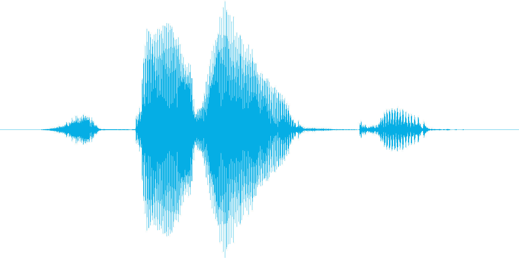 ストライク(低音)の再生済みの波形