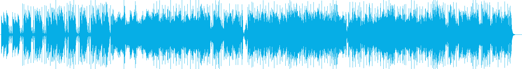 ピアノと管弦楽の楽しく落着きのある曲の再生済みの波形