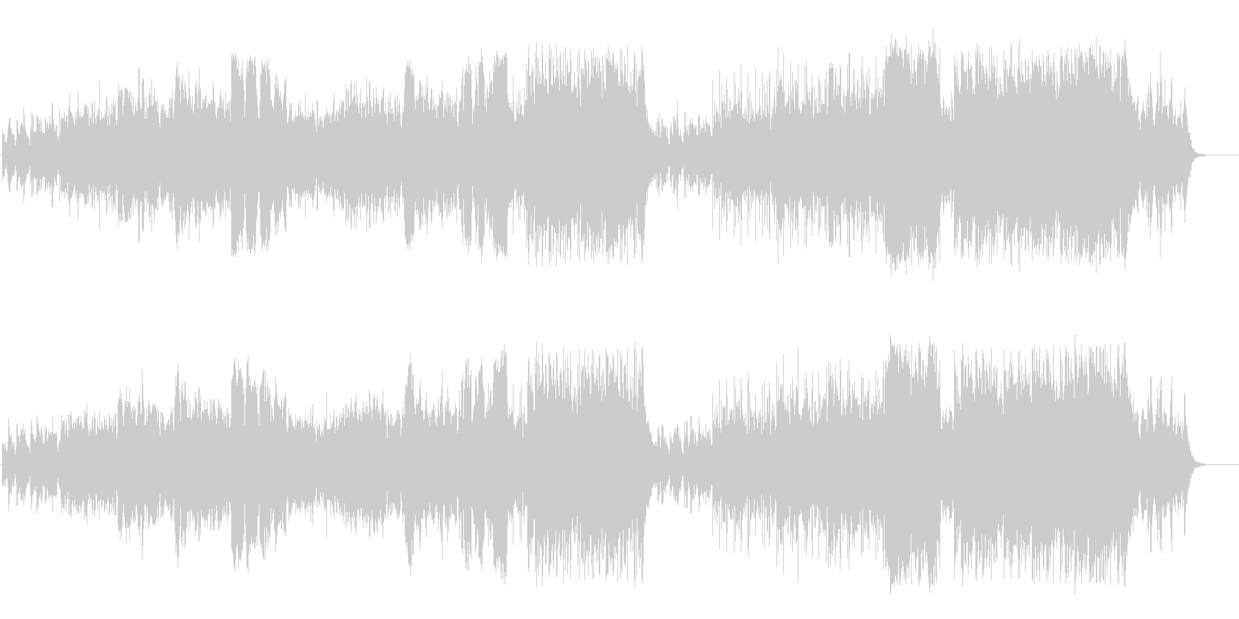 不思議な力を感じる幻想的なワールド音楽の未再生の波形