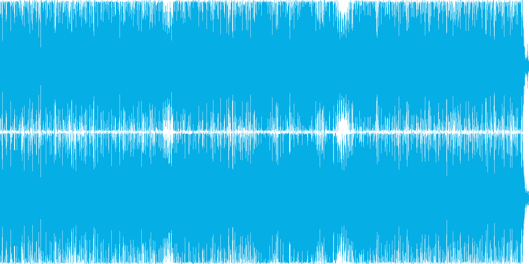 そよ風なイメージのダンスミュージックですの再生済みの波形