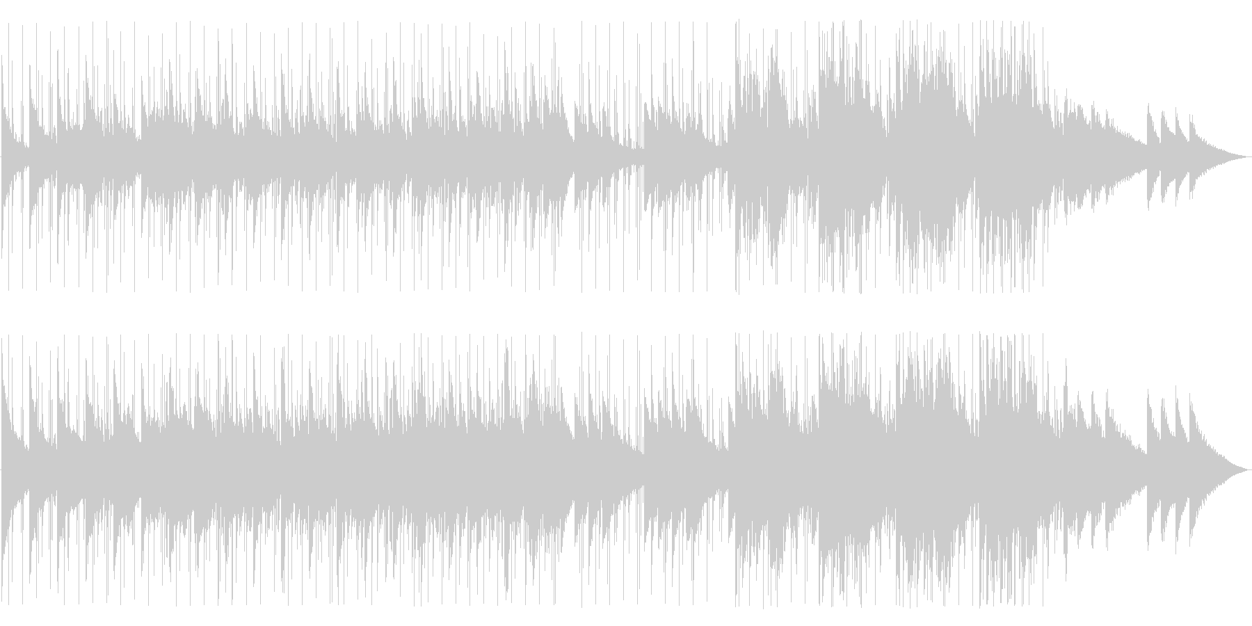 夏にクールダウンできそうなおしゃれ目な曲の未再生の波形