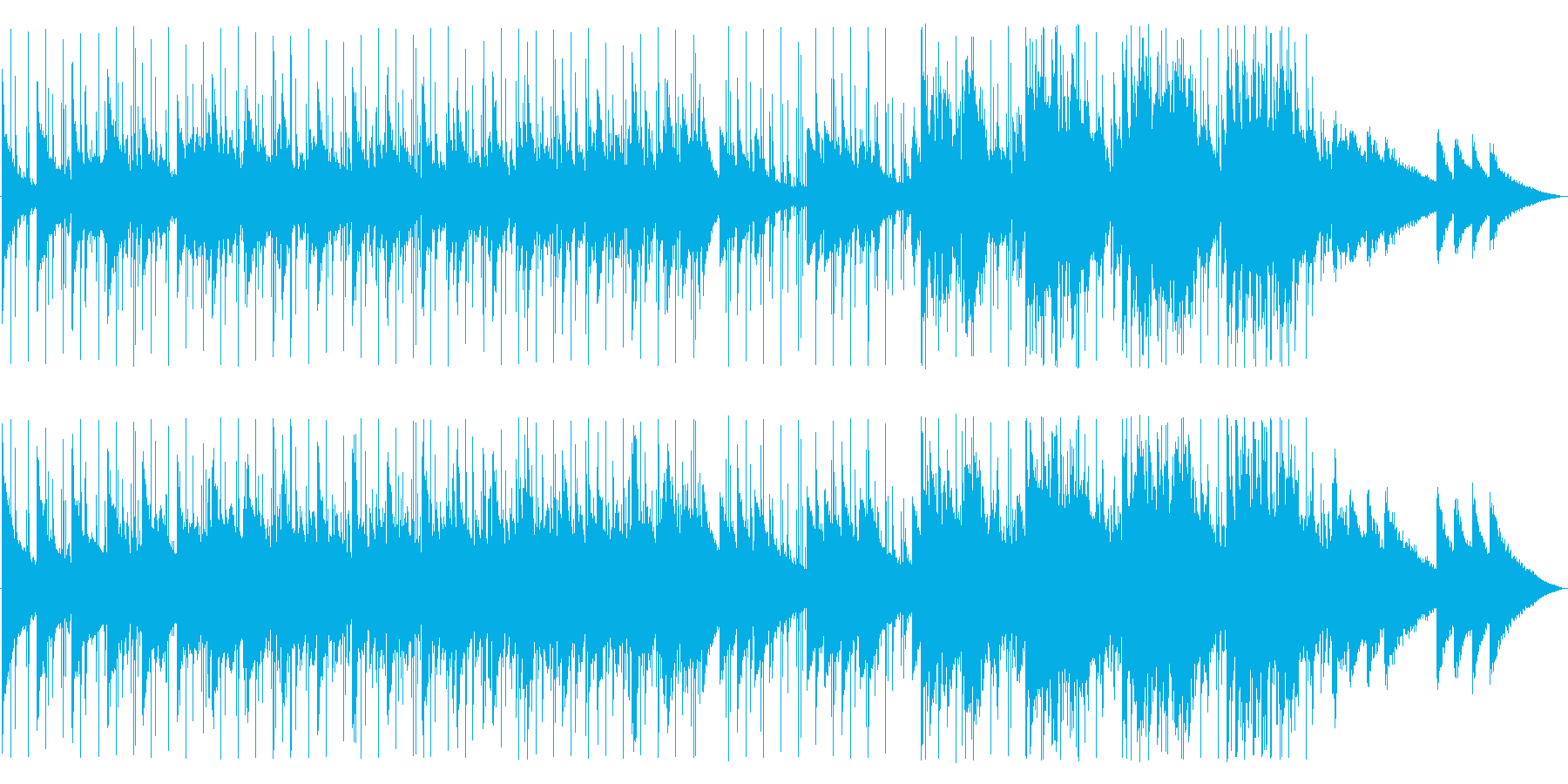 夏にクールダウンできそうなおしゃれ目な曲の再生済みの波形
