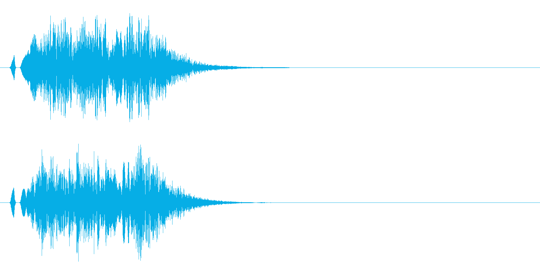 ヒィ〜ウィ!リアルな指笛ゆびぶえ効果音2の再生済みの波形