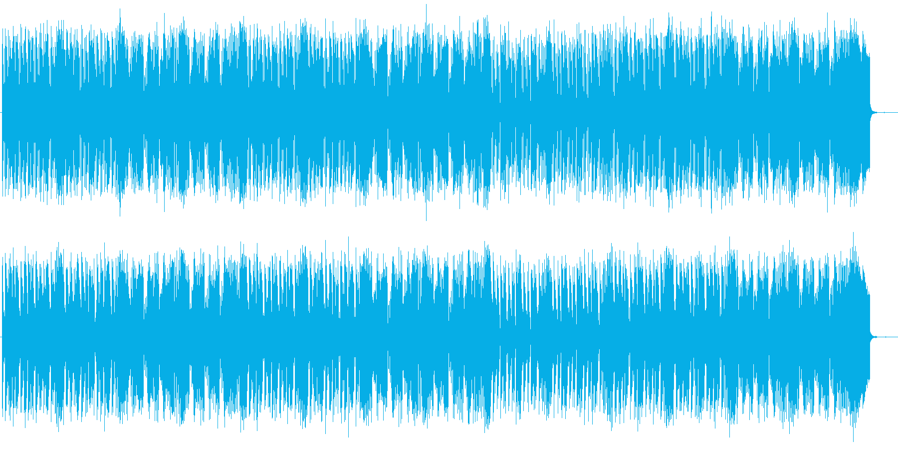 ファンタジックな世界観のポップスの再生済みの波形