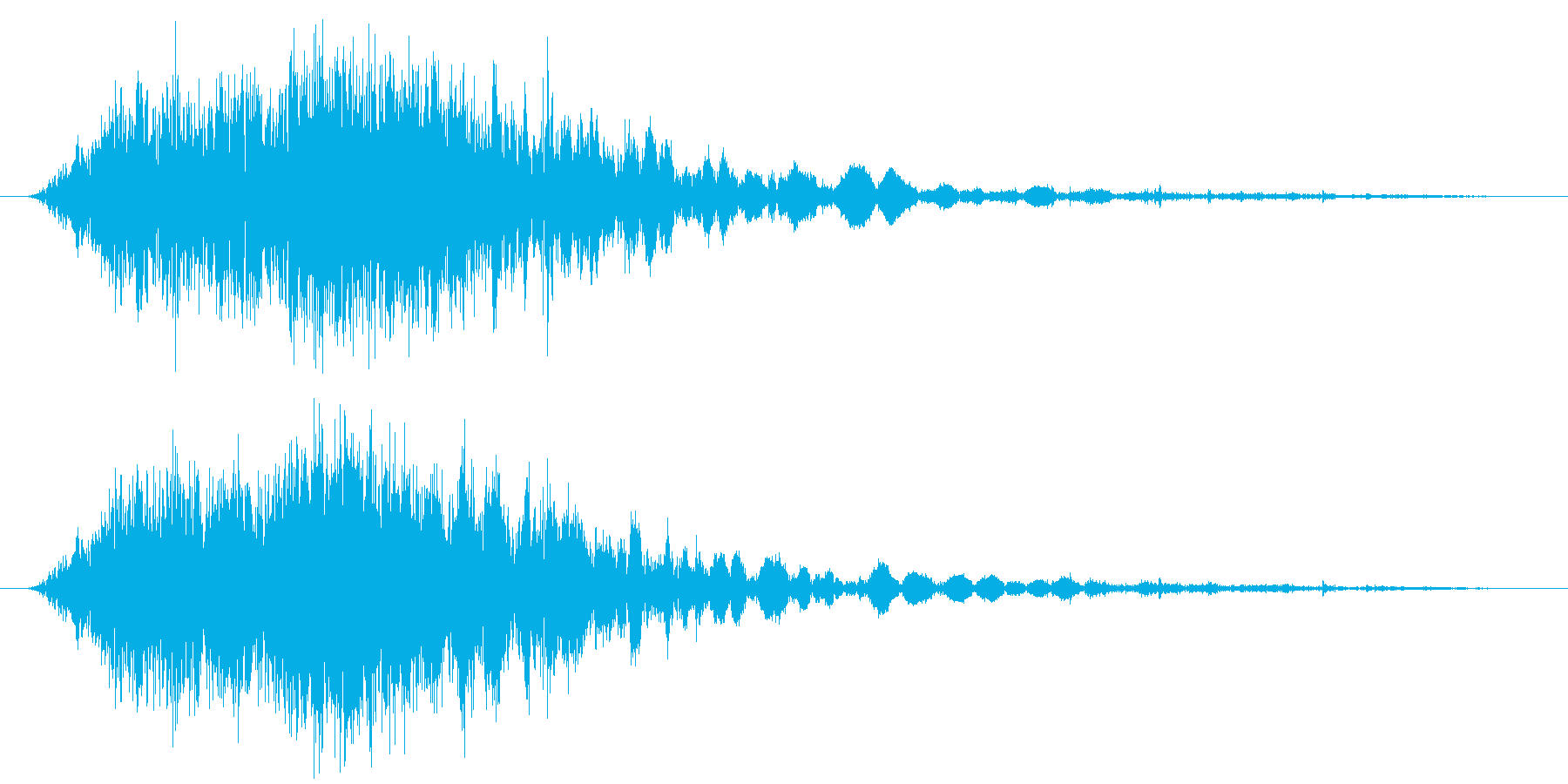 斬撃音(刀や剣で斬る/刺す効果音)07cの再生済みの波形
