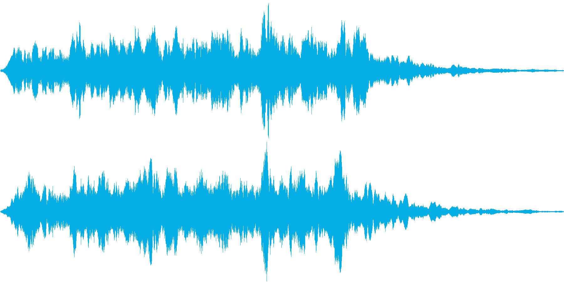 ミステリー系の短い効果音です。の再生済みの波形