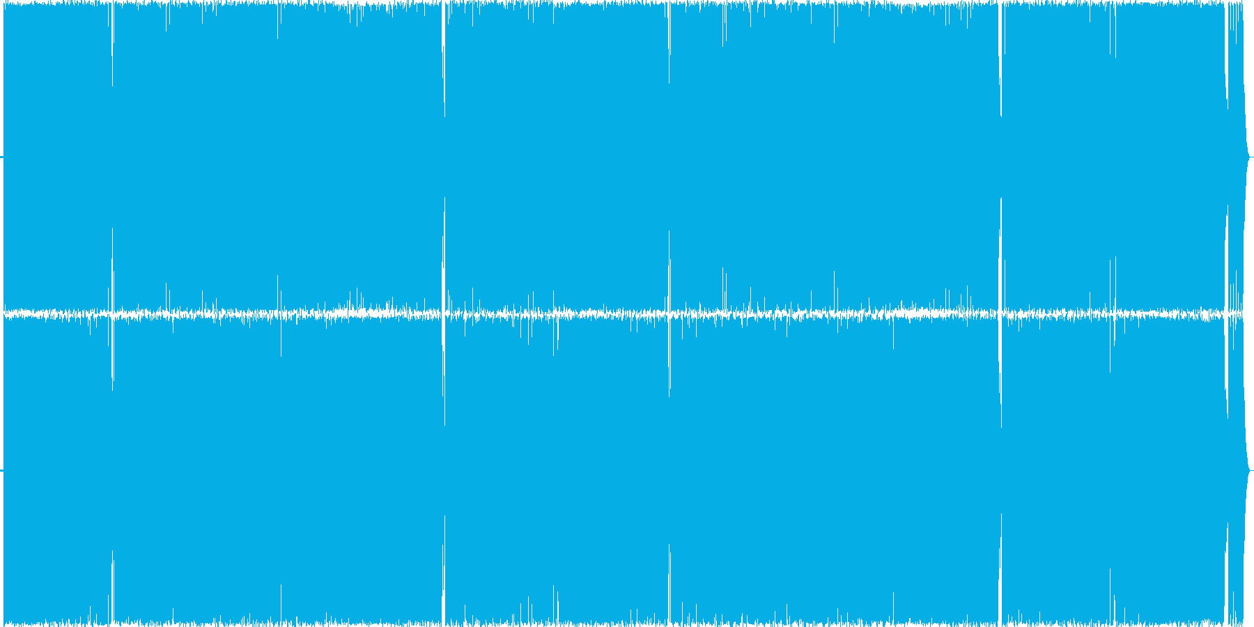 元気で明るいパワーがみなぎるロックの再生済みの波形
