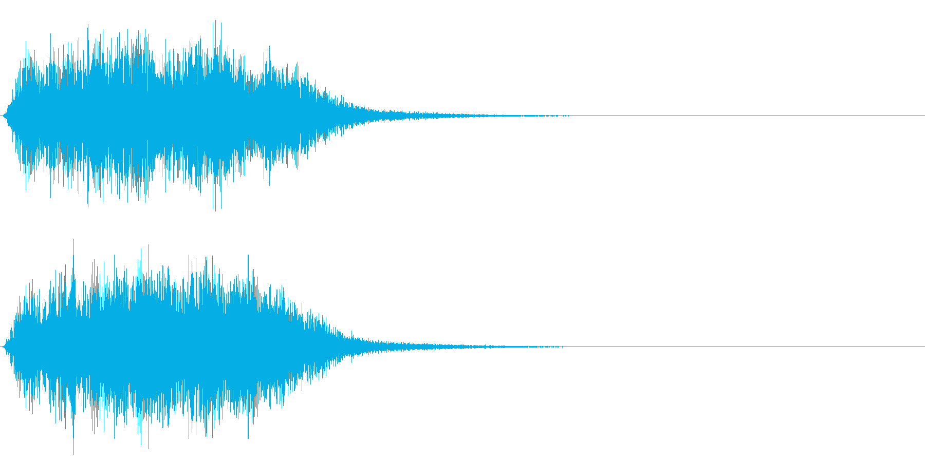 ワープ音 (ゴーウニョニョニョニョ)の再生済みの波形