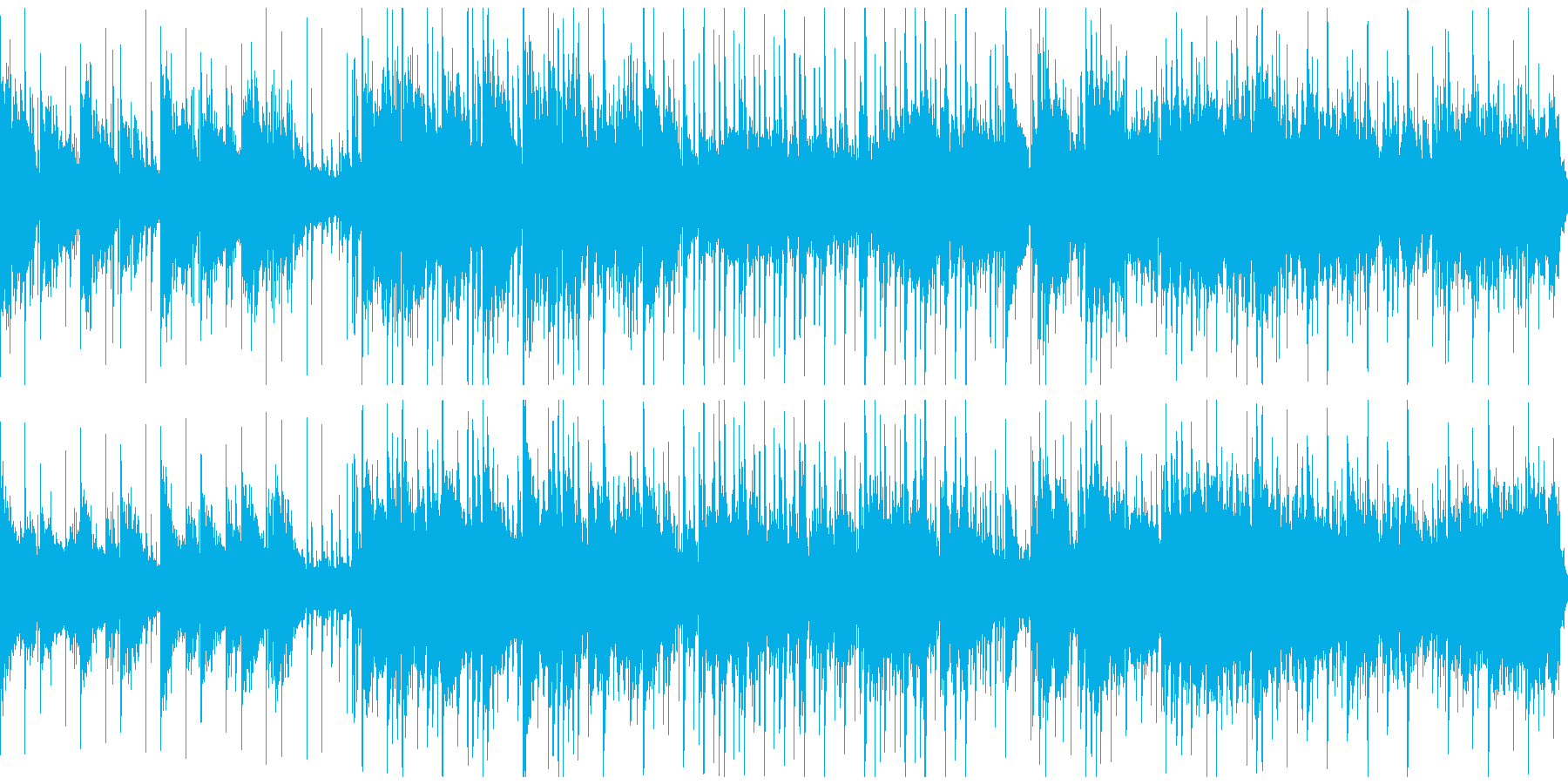 黄昏の湿地 哀愁のあるゆったりとした曲の再生済みの波形