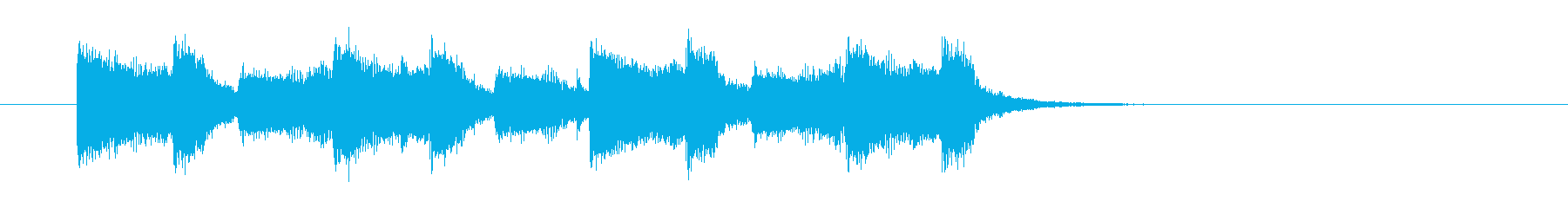 誰もがリズムに乗って踊りだすギター曲の再生済みの波形