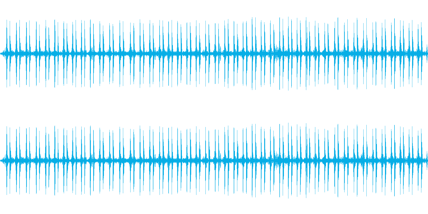 【特殊音】心臓の音の再生済みの波形