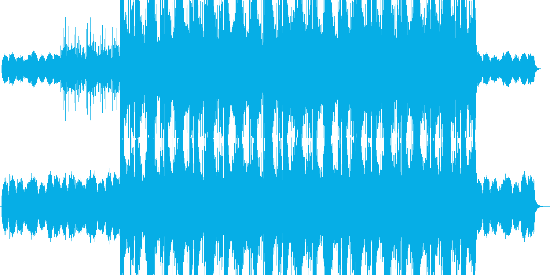 ロックバラード 哀愁の再生済みの波形