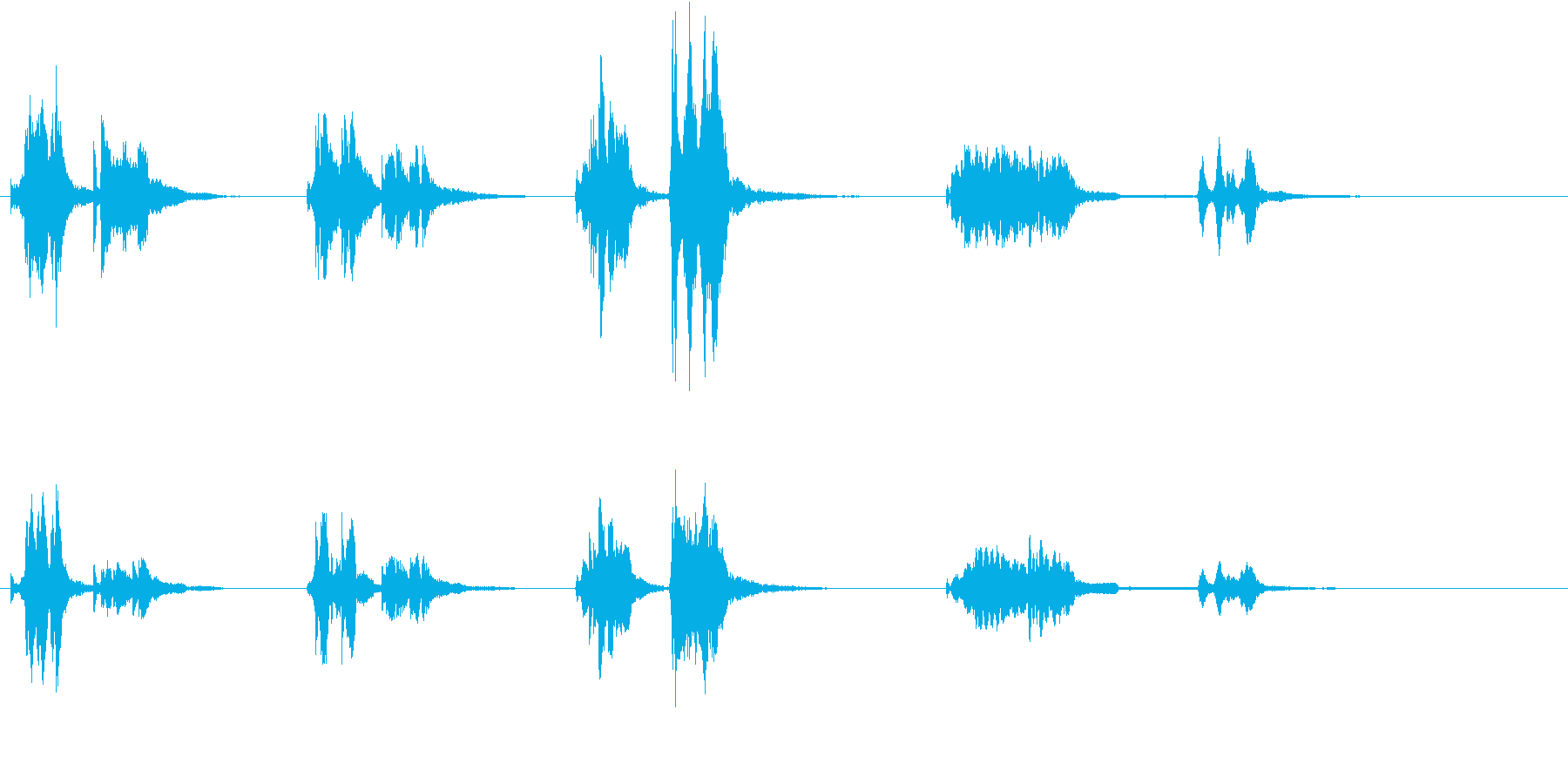 トムとジェリー風アニメ音楽「ウィンク」3の再生済みの波形