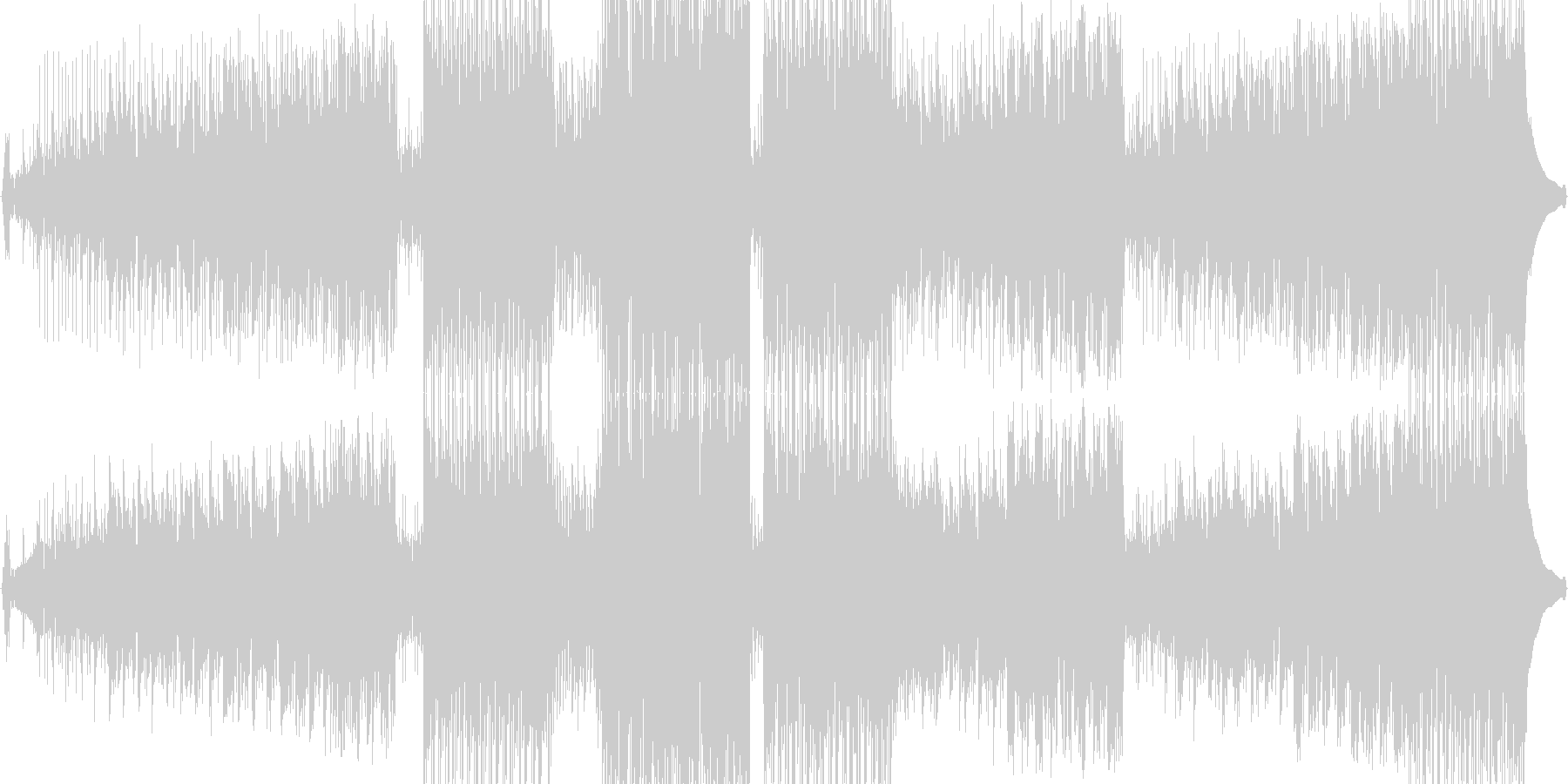 ドラマチックな壮大な一曲。映画などに最適の未再生の波形