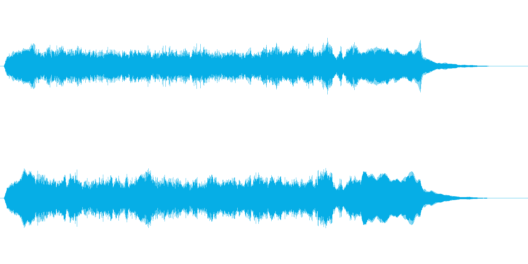 パイプオルガンによるジングルです。の再生済みの波形