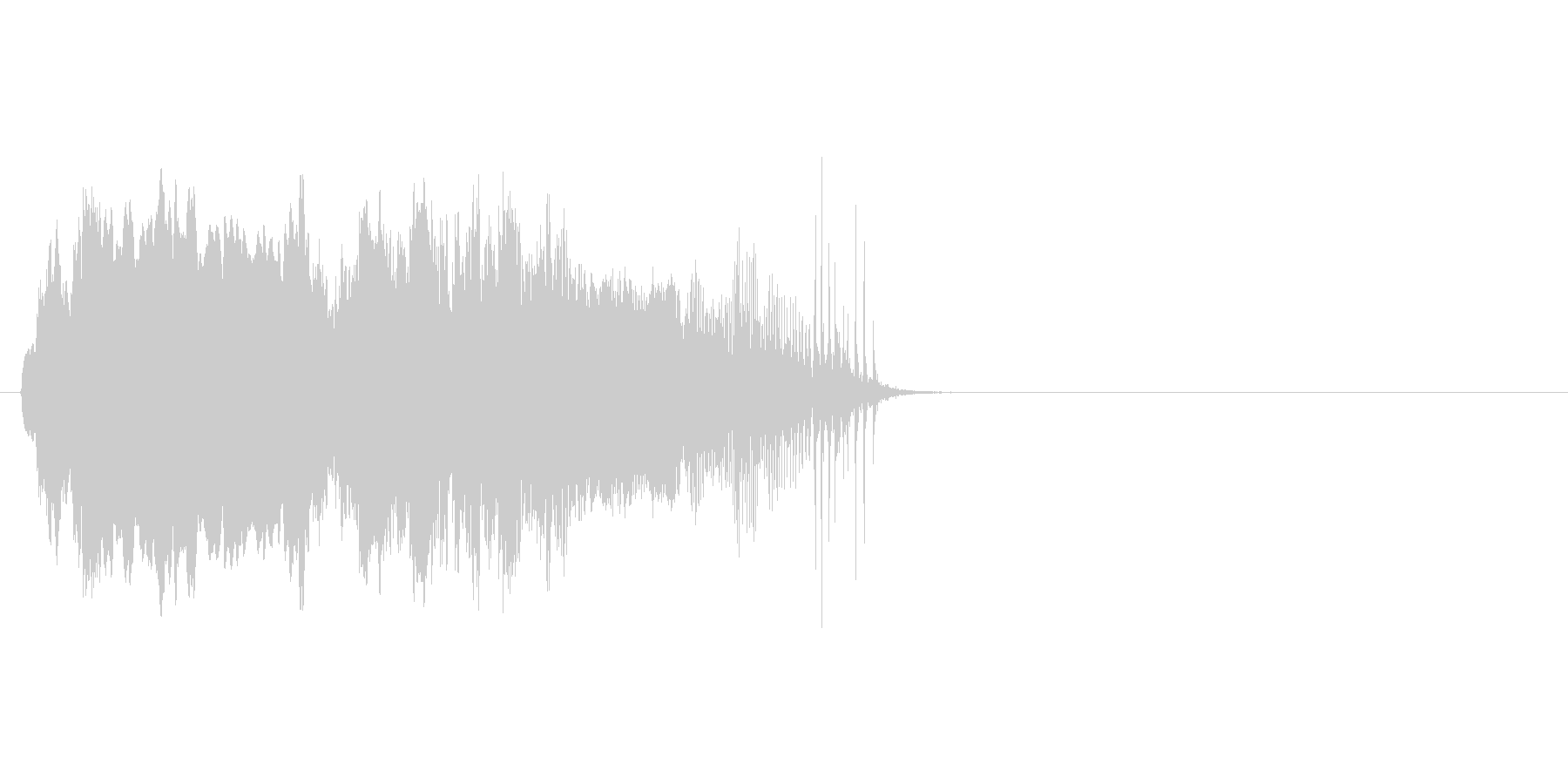 ドアがきしむ音_その5の未再生の波形