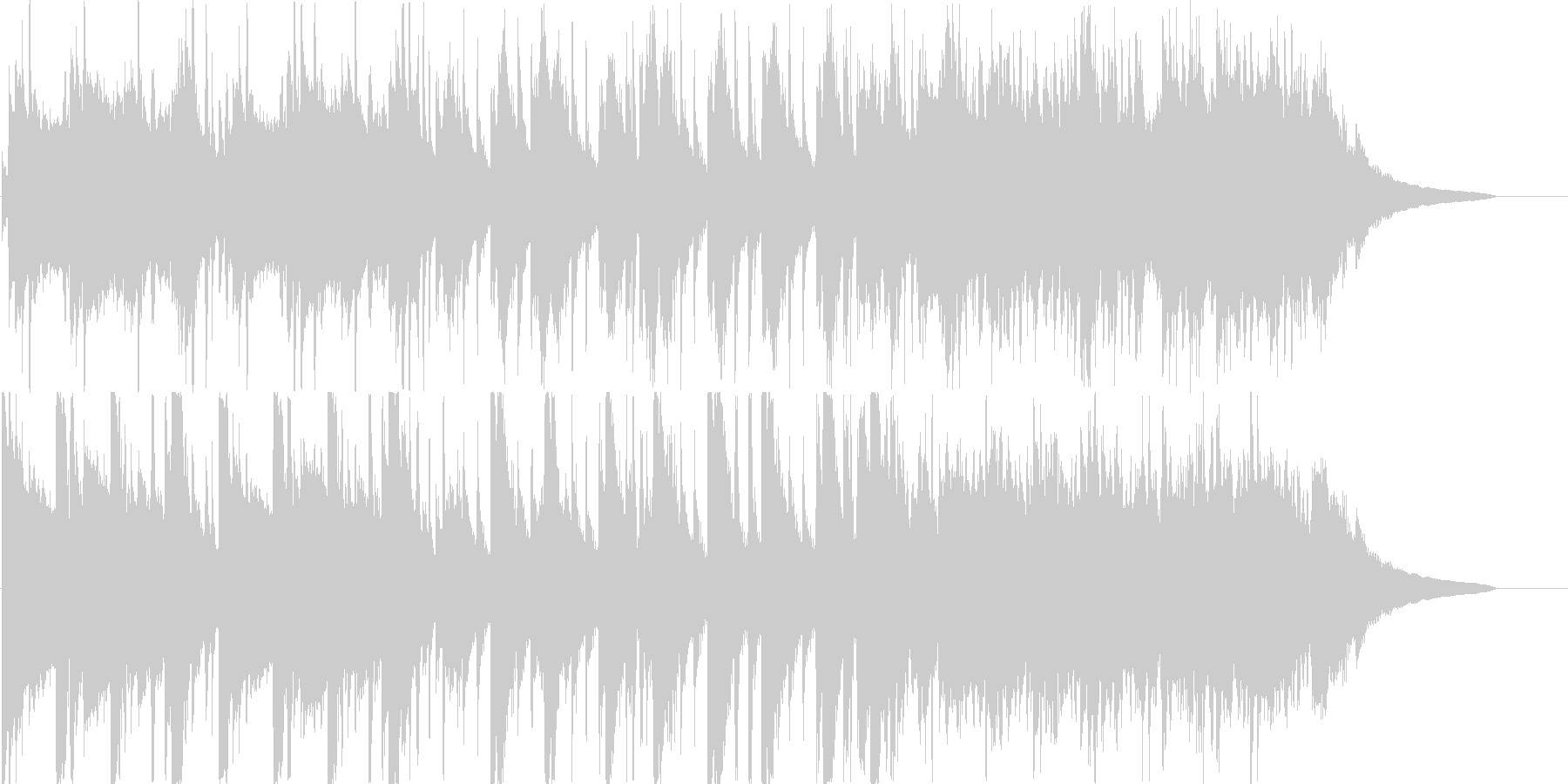 落ち着いた日常のシーンを想定した楽曲で…の未再生の波形