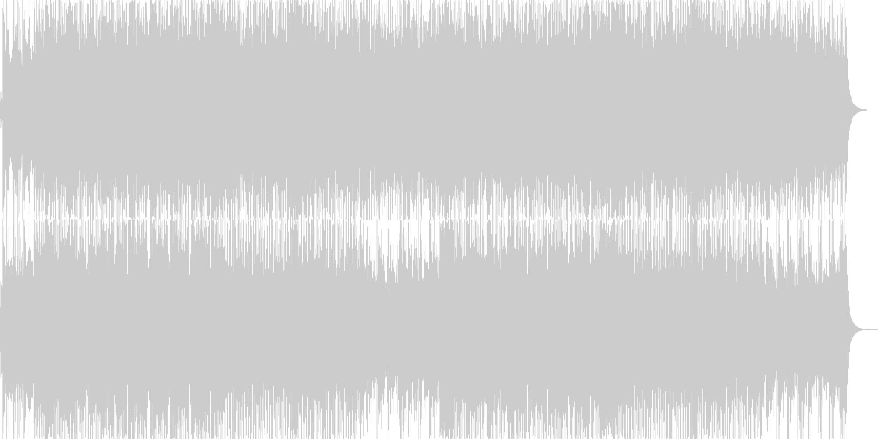 【バトルBGM】熱いロックオルガン曲の未再生の波形
