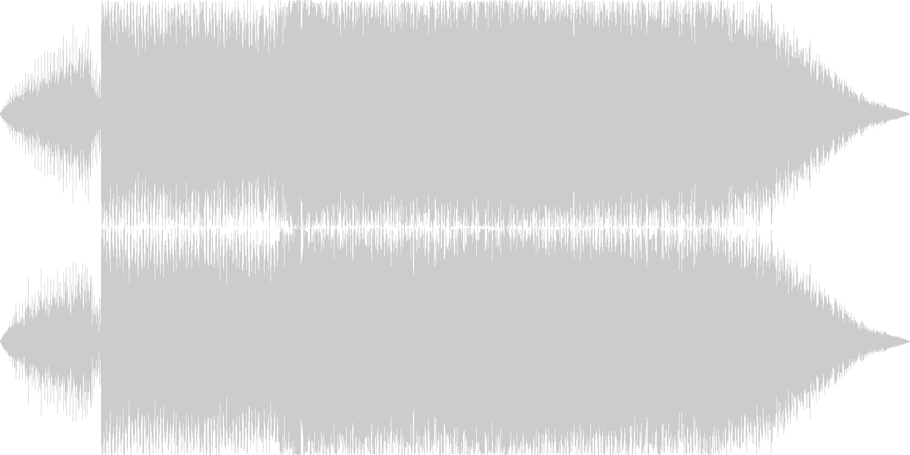 爽やかなトランスの未再生の波形