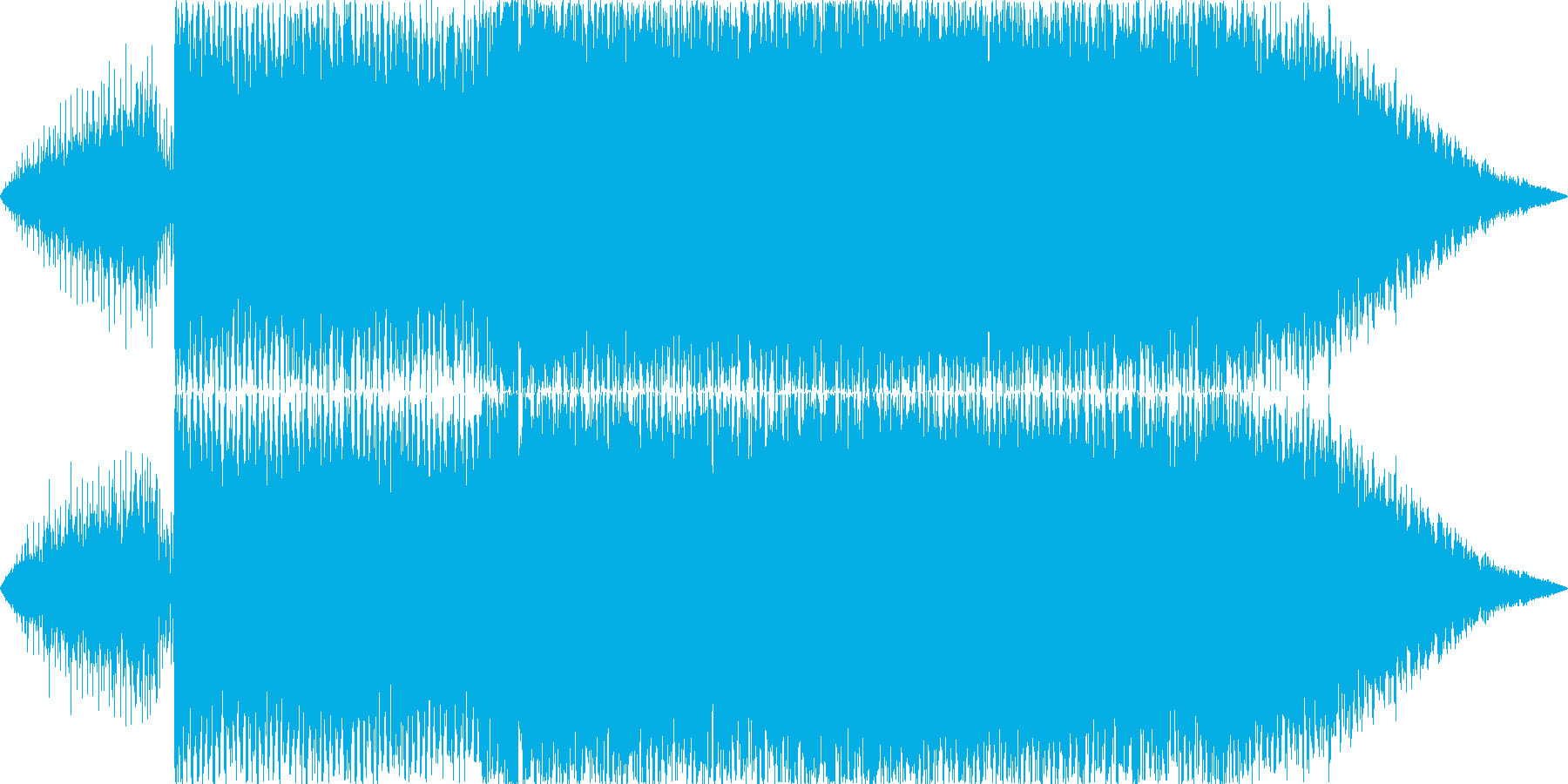 爽やかなトランスの再生済みの波形