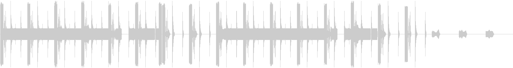 変わった曲ですの未再生の波形
