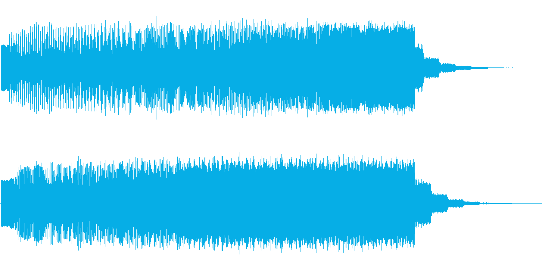 ヒュ~~ンという効果音のロングバージョ…の再生済みの波形