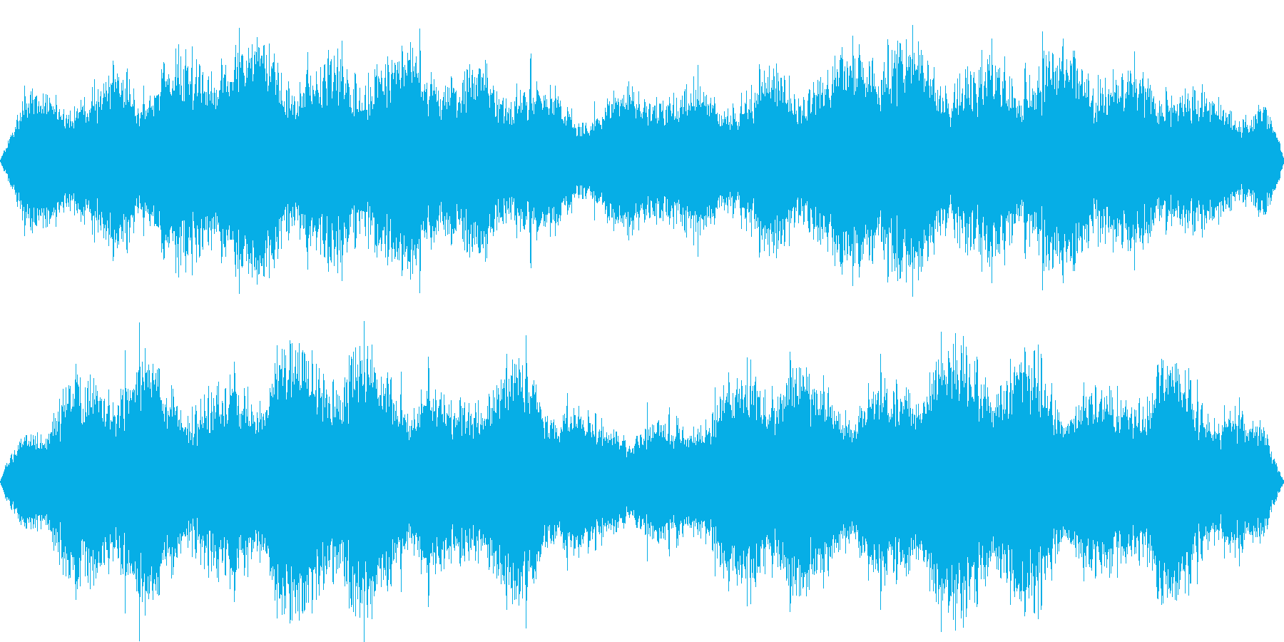 乱気流・ワームホールに吸い込まれる音の再生済みの波形