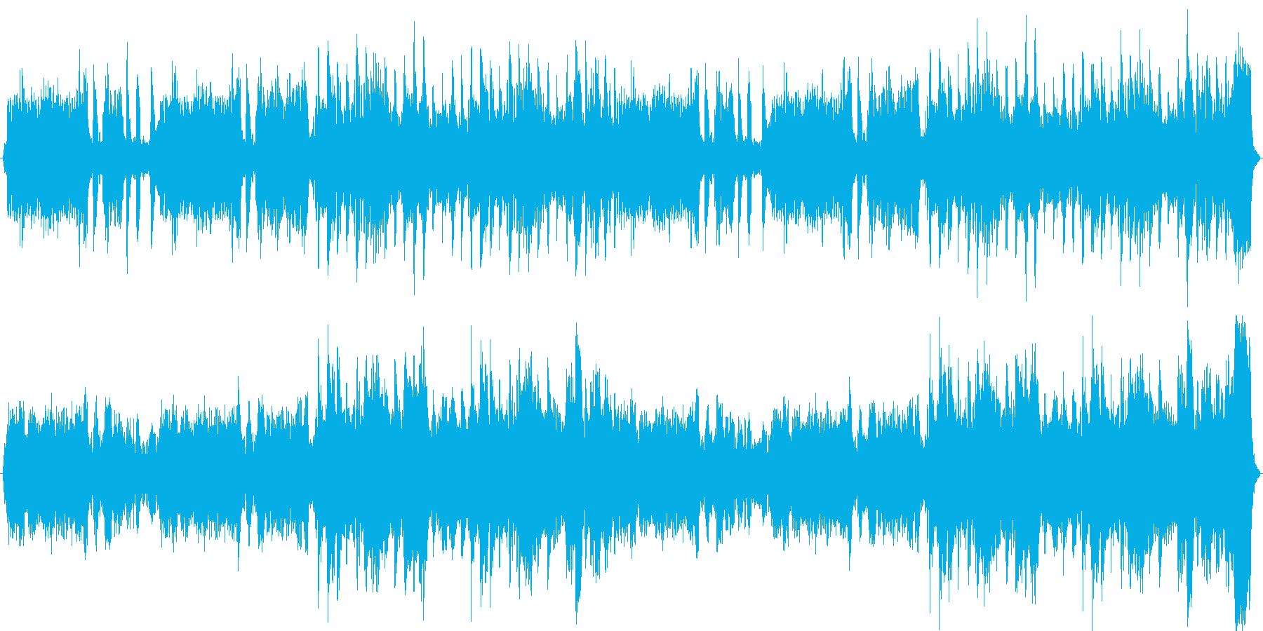 哀愁を背負った侍的な曲の再生済みの波形