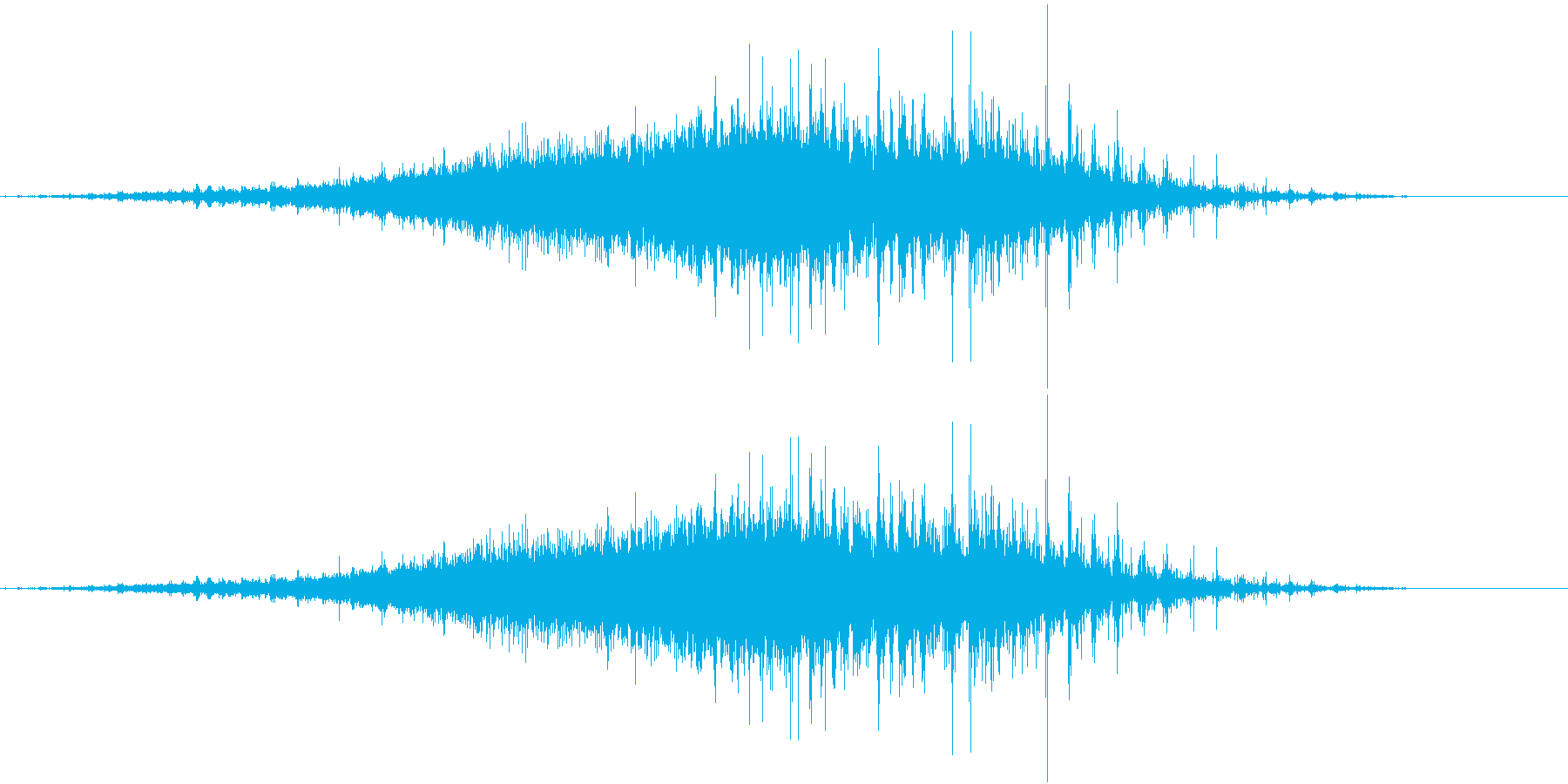 音侍SE「シャラシャラ」数珠を擦った音の再生済みの波形