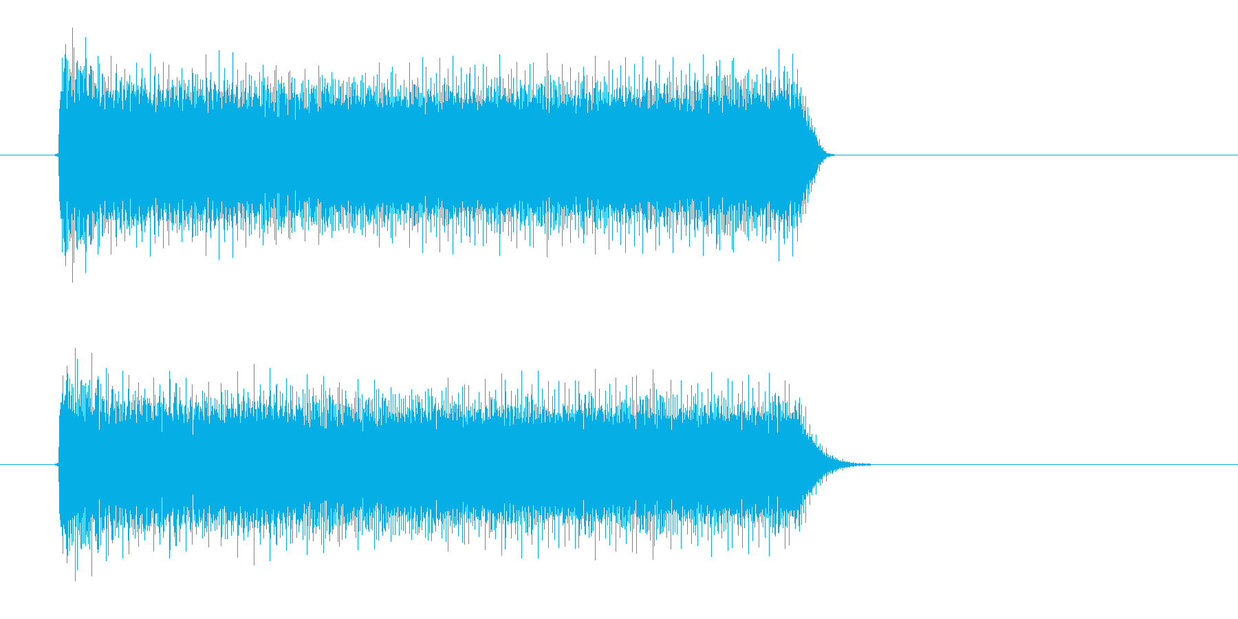 ブーーー!(大きなクラクション音)の再生済みの波形