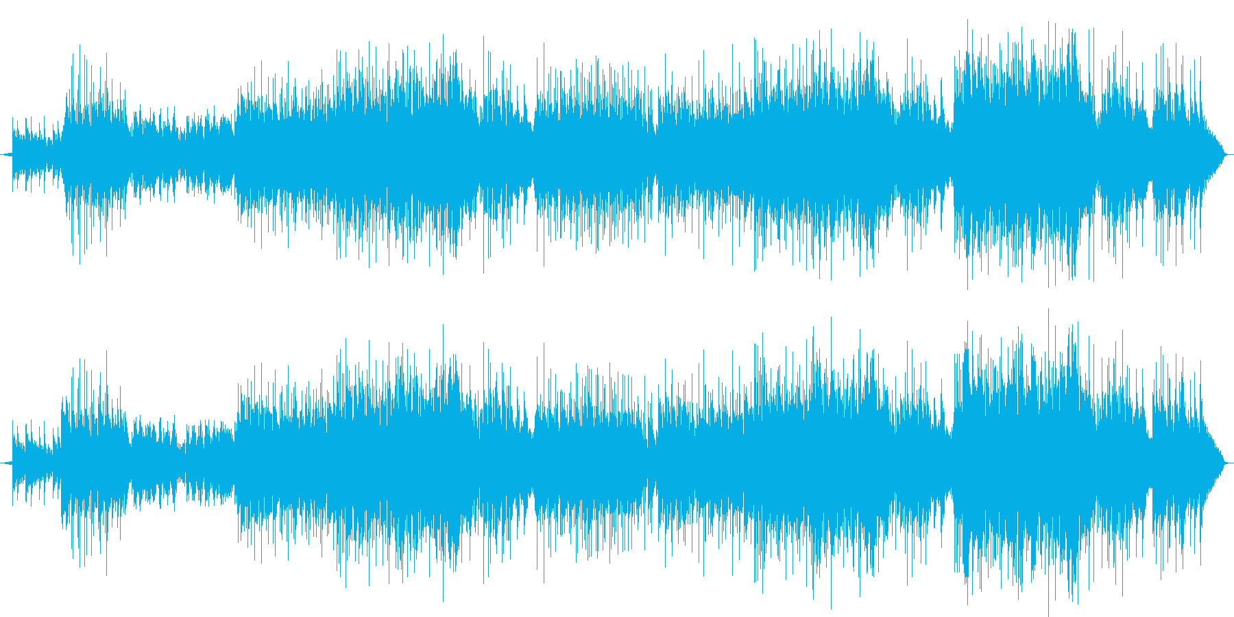 トレンディドラマ向きのラブメロディ。美曲の再生済みの波形