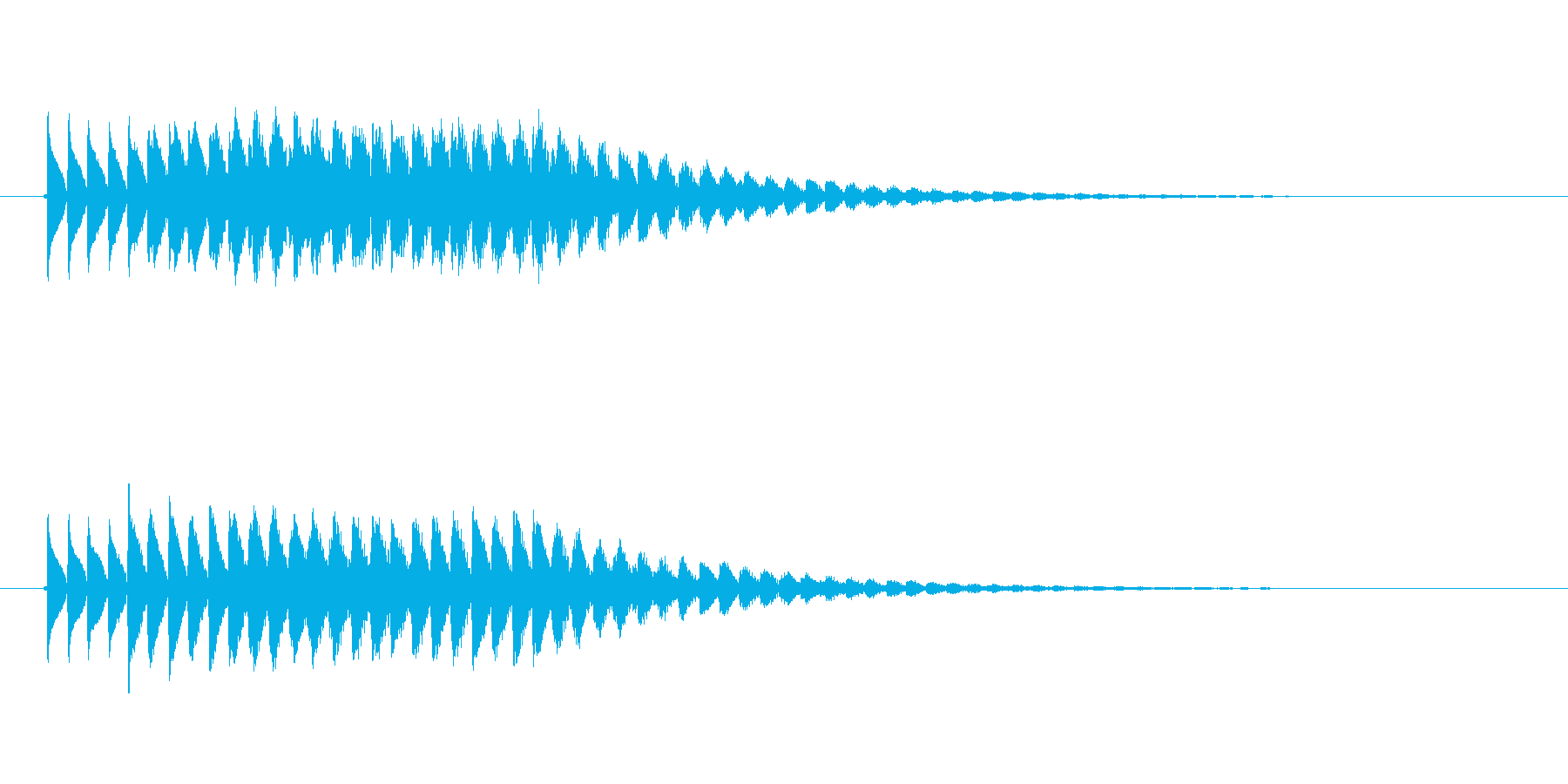 ピロロロロ(未来的な音)の再生済みの波形