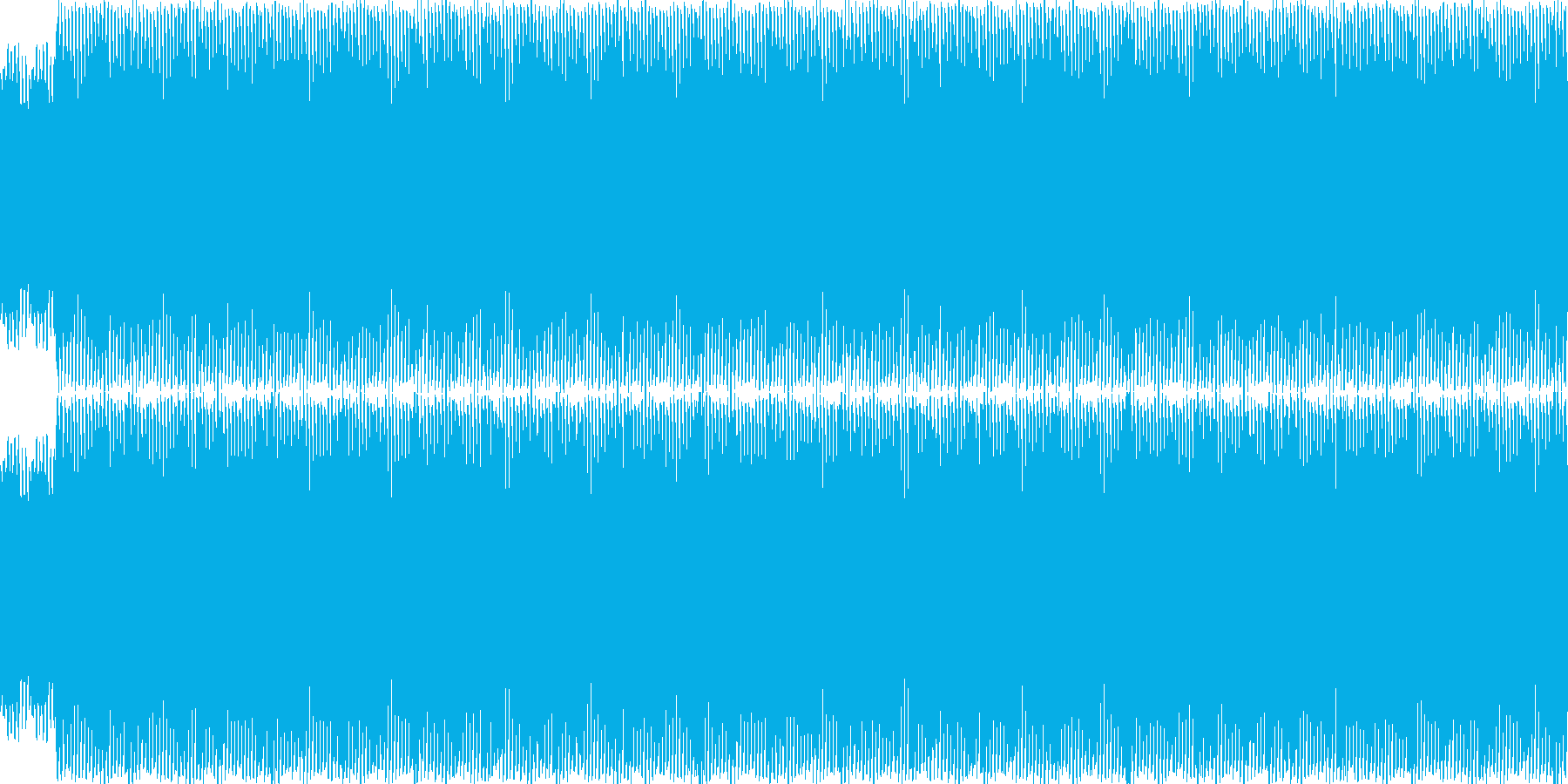 4つ打ち急かし系1の再生済みの波形