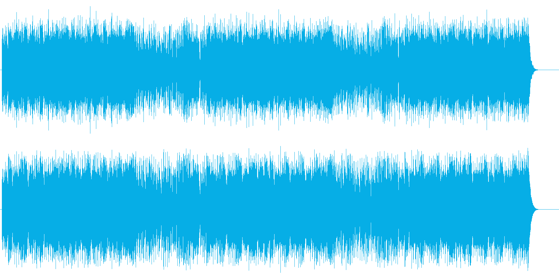 晴れ渡ったイメージのポップ/フュージョンの再生済みの波形